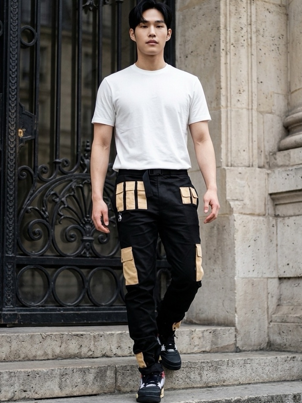 NWT The Hideout Clothing Co Men’s Technical Cargo Joggers Pants - Size L 34/36